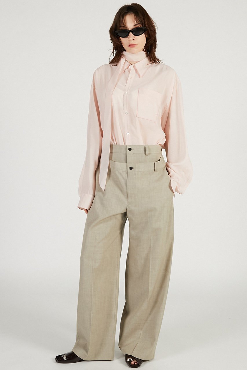 【プランク プロジェクト/PRANK PROJECT】のダブルフロントパンツ 人気、トレンドファッション・服の通販 founy(ファニー) 　ファッション　Fashion　レディースファッション　Fashion for Women　パンツ　Pants & Trousers　2026年　2026　ダブル　Double, Double-Breasted　フロント　Front, Front Design　夏　Summer　春　Spring　S/S・春夏　SS, Spring/Summer, Warm Season　other-4|ID: prp329100004810902 ipo3291000000034920364