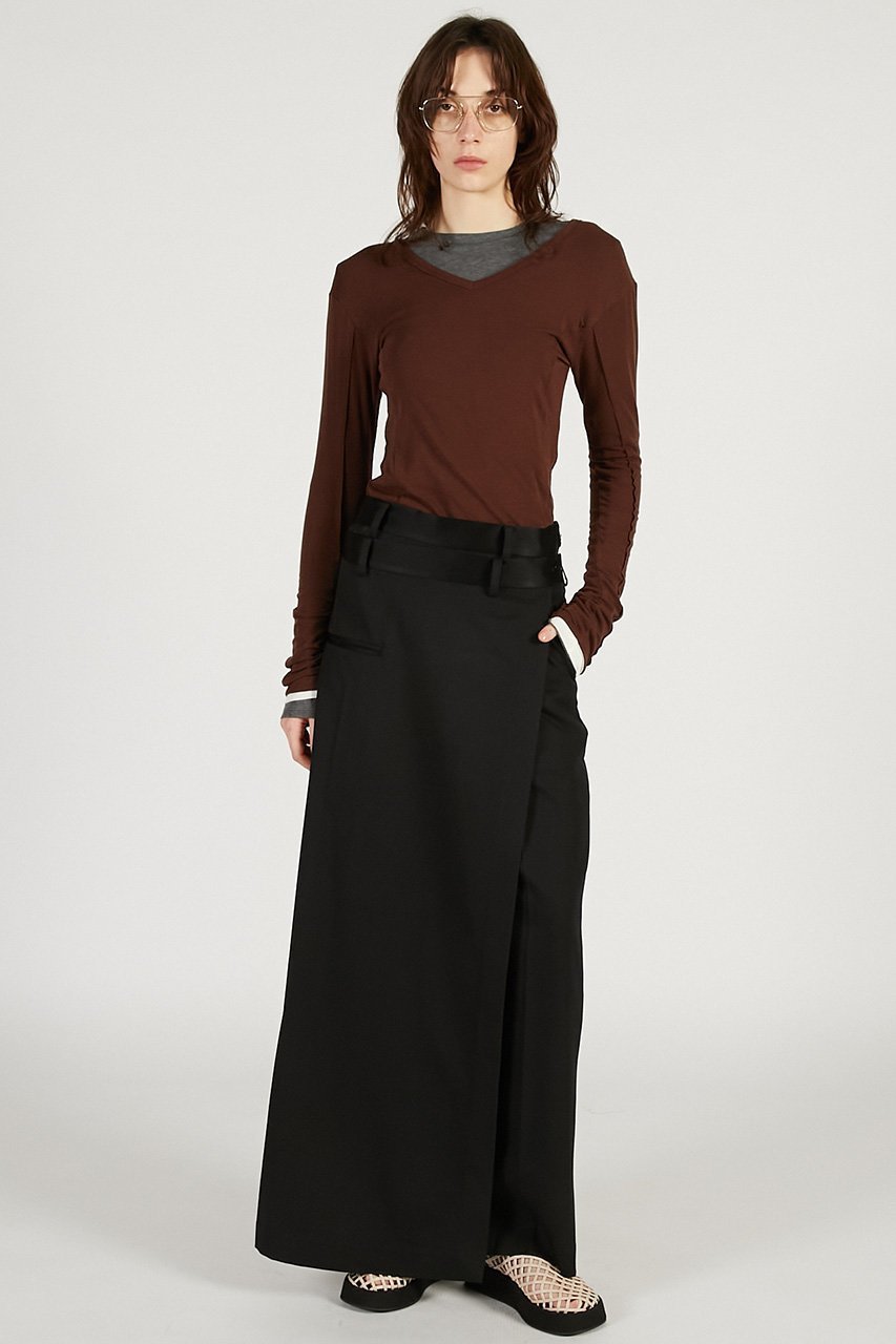 【プランク プロジェクト/PRANK PROJECT】のラップパンツ 人気、トレンドファッション・服の通販 founy(ファニー) 　ファッション　Fashion　レディースファッション　Fashion for Women　パンツ　Pants & Trousers　2026年　2026　おすすめ　Recommended / Our Picks　ストレート　Straight, Straight Cut　セットアップ　Set-Up, Coordinated Outfit　ツイル　Twist, Twisted Detail　マキシ　Maxi, Full Length　ラップ　Wrap, Wrap Design　夏　Summer　春　Spring　S/S・春夏　SS, Spring/Summer, Warm Season　other-3|ID: prp329100004810903 ipo3291000000035643147