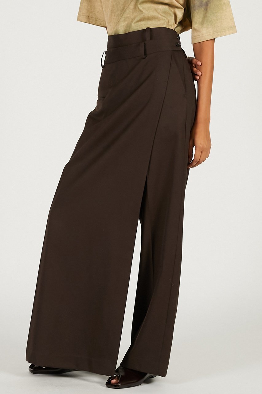 【プランク プロジェクト/PRANK PROJECT】のラップパンツ 人気、トレンドファッション・服の通販 founy(ファニー) 　ファッション　Fashion　レディースファッション　Fashion for Women　パンツ　Pants & Trousers　おすすめ　Recommended / Our Picks　ストレート　Straight, Straight Cut　セットアップ　Set-Up, Coordinated Outfit　ツイル　Twist, Twisted Detail　マキシ　Maxi, Full Length　ラップ　Wrap, Wrap Design　other-8|ID: prp329100004810903 ipo3291000000036159707