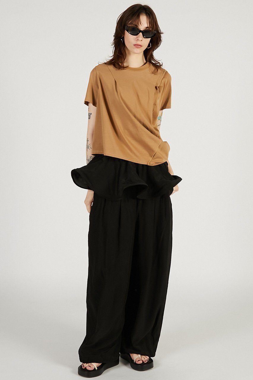 【プランク プロジェクト/PRANK PROJECT】のペプラムバルーンパンツ 人気、トレンドファッション・服の通販 founy(ファニー) 　ファッション　Fashion　レディースファッション　Fashion for Women　パンツ　Pants & Trousers　2026年　2026　ドローコード　Drawcord, Drawstring Cord　フェミニン　Feminine, Girly　リラックス　Relax, Relaxed Fit　ワッシャー　Washer, Crinkled Finish　エレガント 上品　Elegant　夏　Summer　春　Spring　S/S・春夏　SS, Spring/Summer, Warm Season　other-2|ID: prp329100004810904 ipo3291000000035717871