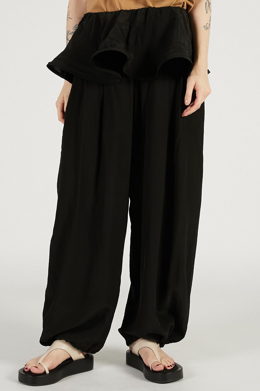 【プランク プロジェクト/PRANK PROJECT】のペプラムバルーンパンツ 人気、トレンドファッション・服の通販 founy(ファニー) 　ファッション　Fashion　レディースファッション　Fashion for Women　パンツ　Pants & Trousers　2026年　2026　ドローコード　Drawcord, Drawstring Cord　フェミニン　Feminine, Girly　リラックス　Relax, Relaxed Fit　ワッシャー　Washer, Crinkled Finish　エレガント 上品　Elegant　夏　Summer　春　Spring　S/S・春夏　SS, Spring/Summer, Warm Season　other-4|ID: prp329100004810904 ipo3291000000035717873