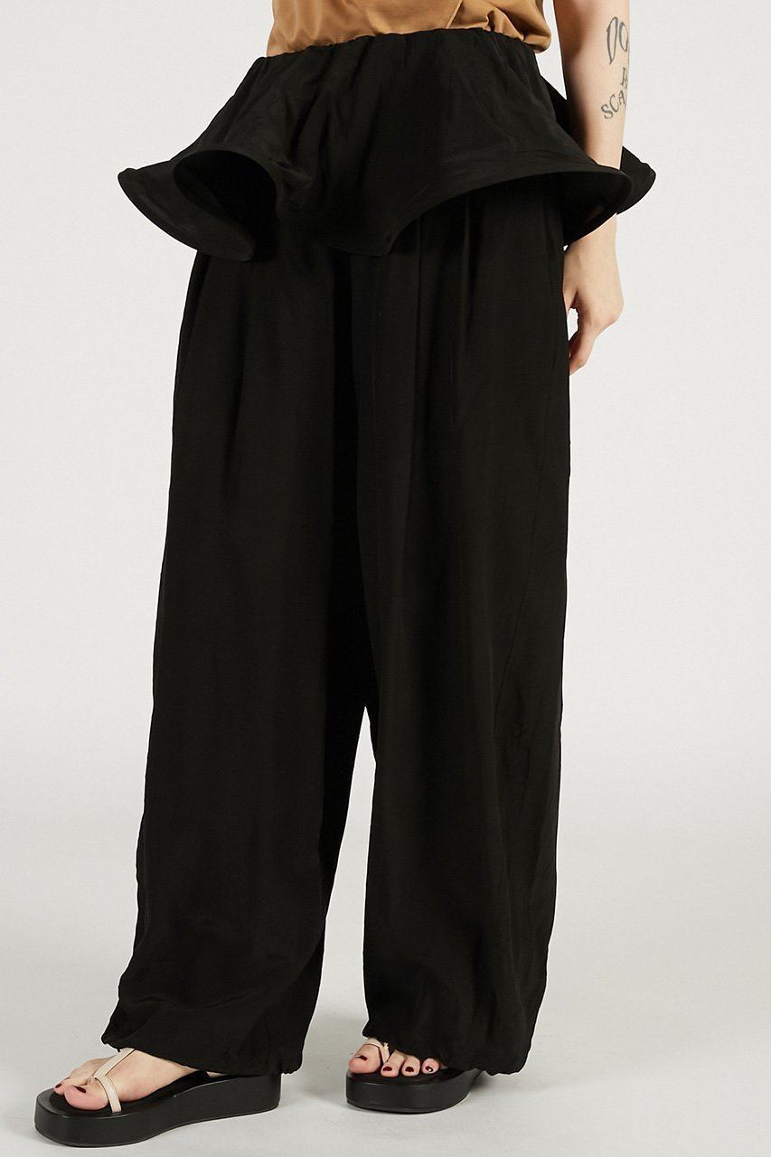 【プランク プロジェクト/PRANK PROJECT】のペプラムバルーンパンツ 人気、トレンドファッション・服の通販 founy(ファニー) 　ファッション　Fashion　レディースファッション　Fashion for Women　パンツ　Pants & Trousers　2026年　2026　ドローコード　Drawcord, Drawstring Cord　フェミニン　Feminine, Girly　リラックス　Relax, Relaxed Fit　ワッシャー　Washer, Crinkled Finish　エレガント 上品　Elegant　夏　Summer　春　Spring　S/S・春夏　SS, Spring/Summer, Warm Season　other-5|ID: prp329100004810904 ipo3291000000035717874