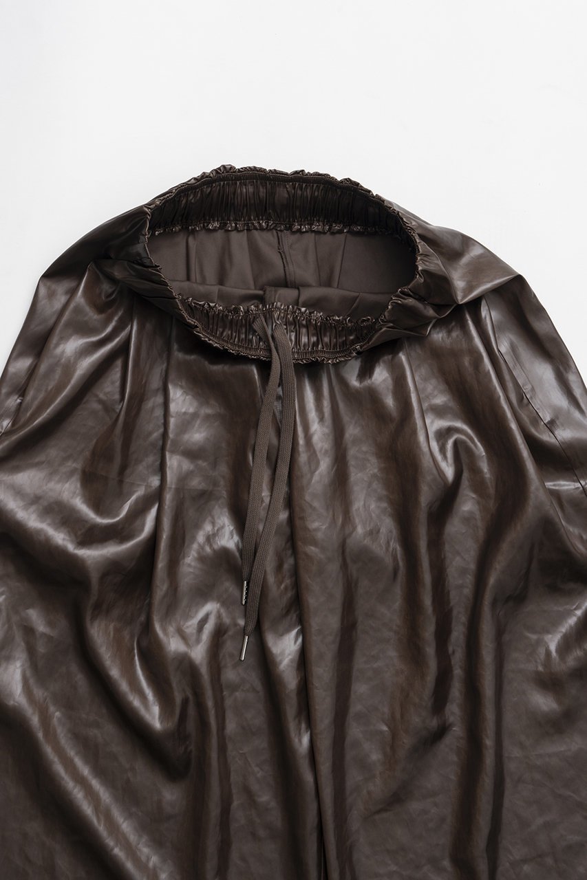 【プランク プロジェクト/PRANK PROJECT】のレザーサテンパンツ 人気、トレンドファッション・服の通販 founy(ファニー) 　ファッション　Fashion　レディースファッション　Fashion for Women　パンツ　Pants & Trousers　2026年　2026　おすすめ　Recommended / Our Picks　とろみ　Fluid, Flowy Fabric　ギャザー　Gathered, Ruffled　サテン　Satin, Glossy Fabric　シンプル　Simple, Minimal　セットアップ　Set-Up, Coordinated Outfit　ドローコード　Drawcord, Drawstring Cord　バルーン　Balloon, Balloon Silhouette　ファブリック　Fabric, Textile　フォルム　Silhouette, Form　ワイド　Wide, Wide Fit　ヴィンテージ　Vintage Style　夏　Summer　春　Spring　S/S・春夏　SS, Spring/Summer, Warm Season　軽量　Lightweight, Ultra Light　other-3|ID: prp329100004810905 ipo3291000000035539956