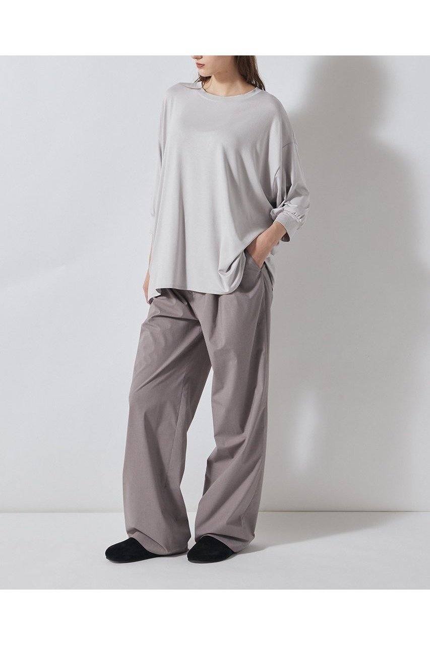 【フローレント/FLORENT】のベア天竺 カットソー 人気、トレンドファッション・服の通販 founy(ファニー) 　ファッション　Fashion　レディースファッション　Fashion for Women　トップス・カットソー　Cut & Sew Tops　シャツ・ブラウス・オフィスカジュアル　Elegant Blouses & Button-Ups　ロングTシャツ・Tシャツ　Longline T-Shirts & Tees　カットソー・ベーシックTシャツ　Cut-and-Sewn Tops / Stretch Tees & Basics　2026年　2026　なめらか　Smooth, Silky Texture　カットソー　Cut and Sewn Top　スリーブ　Sleeve, Long Sleeve / Short Sleeve　ロング　Long, Long-Length　夏　Summer　定番　Standard, Basic Item　春　Spring　S/S・春夏　SS, Spring/Summer, Warm Season　other-6|ID: prp329100004810909 ipo3291000000034920436