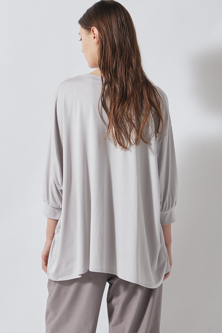 【フローレント/FLORENT】のベア天竺 カットソー 人気、トレンドファッション・服の通販 founy(ファニー) 　ファッション　Fashion　レディースファッション　Fashion for Women　トップス・カットソー　Cut & Sew Tops　シャツ・ブラウス・オフィスカジュアル　Elegant Blouses & Button-Ups　ロングTシャツ・Tシャツ　Longline T-Shirts & Tees　カットソー・ベーシックTシャツ　Cut-and-Sewn Tops / Stretch Tees & Basics　2026年　2026　なめらか　Smooth, Silky Texture　カットソー　Cut and Sewn Top　スリーブ　Sleeve, Long Sleeve / Short Sleeve　ロング　Long, Long-Length　夏　Summer　定番　Standard, Basic Item　春　Spring　S/S・春夏　SS, Spring/Summer, Warm Season　other-8|ID: prp329100004810909 ipo3291000000034920438