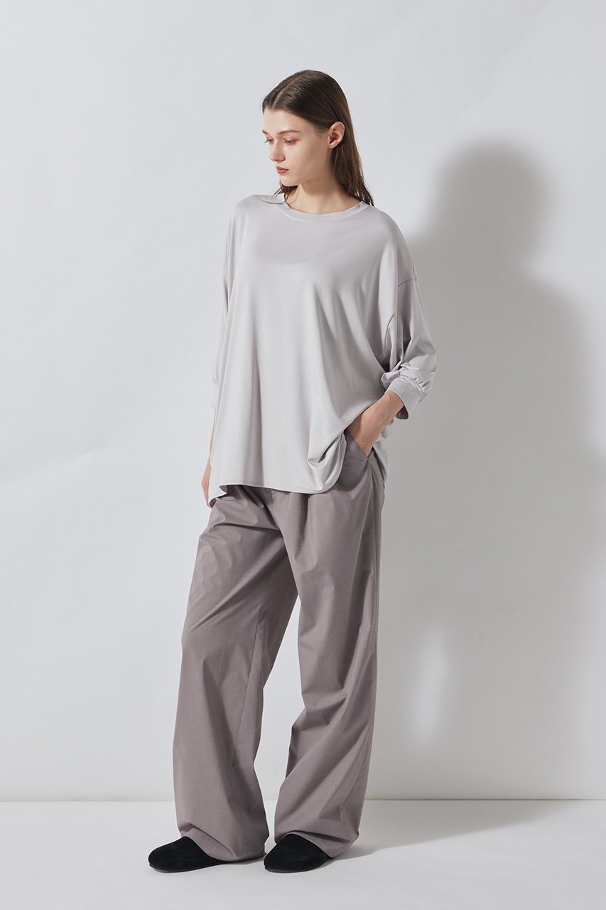 【フローレント/FLORENT】のベア天竺 カットソー 人気、トレンドファッション・服の通販 founy(ファニー) 　ファッション　Fashion　レディースファッション　Fashion for Women　トップス・カットソー　Cut & Sew Tops　シャツ・ブラウス・オフィスカジュアル　Elegant Blouses & Button-Ups　ロングTシャツ・Tシャツ　Longline T-Shirts & Tees　カットソー・ベーシックTシャツ　Cut-and-Sewn Tops / Stretch Tees & Basics　なめらか　Smooth, Silky Texture　カットソー　Cut and Sewn Top　スリーブ　Sleeve, Long Sleeve / Short Sleeve　ロング　Long, Long-Length　定番　Standard, Basic Item　other-6|ID: prp329100004810909 ipo3291000000035943480