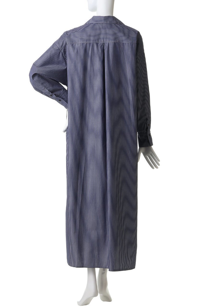 【フローレント/FLORENT】のブロードストライプ オープンカラーワンピース 人気、トレンドファッション・服の通販 founy(ファニー) 　ファッション　Fashion　レディースファッション　Fashion for Women　ワンピース　Dresses　チュニック　Tunic Tops & Dresses　2026年　2026　ストライプ　Stripe, Striped Pattern　チュニック　Tunic, Long Top　ブロード　Broadcloth, Fine Cotton　ロング　Long, Long-Length　夏　Summer　春　Spring　S/S・春夏　SS, Spring/Summer, Warm Season　other-4|ID: prp329100004810910 ipo3291000000034920444