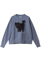 【ミュベール/MUVEIL】のネコ裏毛裏毛プルオーバー ブルー|ID: prp329100004810911 ipo3291000000035895178