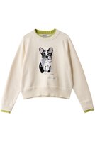 【ミュベール/MUVEIL】のフレンチブルドッグプルオーバー 人気、トレンドファッション・服の通販 founy(ファニー) ファッション Fashion レディースファッション Fashion for Women トップス・カットソー Cut & Sew Tops ニット Knit Tops & Sweaters カジュアルプルオーバー・ニットトップス Pullovers & Knit Tops / Casual Pullovers 2026年 2026 コレクション Collection, Seasonal Line コンパクト Compact, Small Size ワイド Wide, Wide Fit 夏 Summer 春 Spring S/S・春夏 SS, Spring/Summer, Warm Season |ID:prp329100004810913