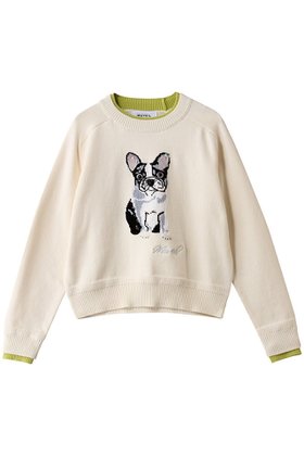 【ミュベール/MUVEIL】のフレンチブルドッグプルオーバー 人気、トレンドファッション・服の通販 founy(ファニー) ファッション Fashion レディースファッション Fashion for Women トップス・カットソー Cut & Sew Tops ニット Knit Tops & Sweaters カジュアルプルオーバー・ニットトップス Pullovers & Knit Tops / Casual Pullovers 2026年 2026 コレクション Collection, Seasonal Line コンパクト Compact, Small Size ワイド Wide, Wide Fit 夏 Summer 春 Spring S/S・春夏 SS, Spring/Summer, Warm Season |ID:prp329100004810913