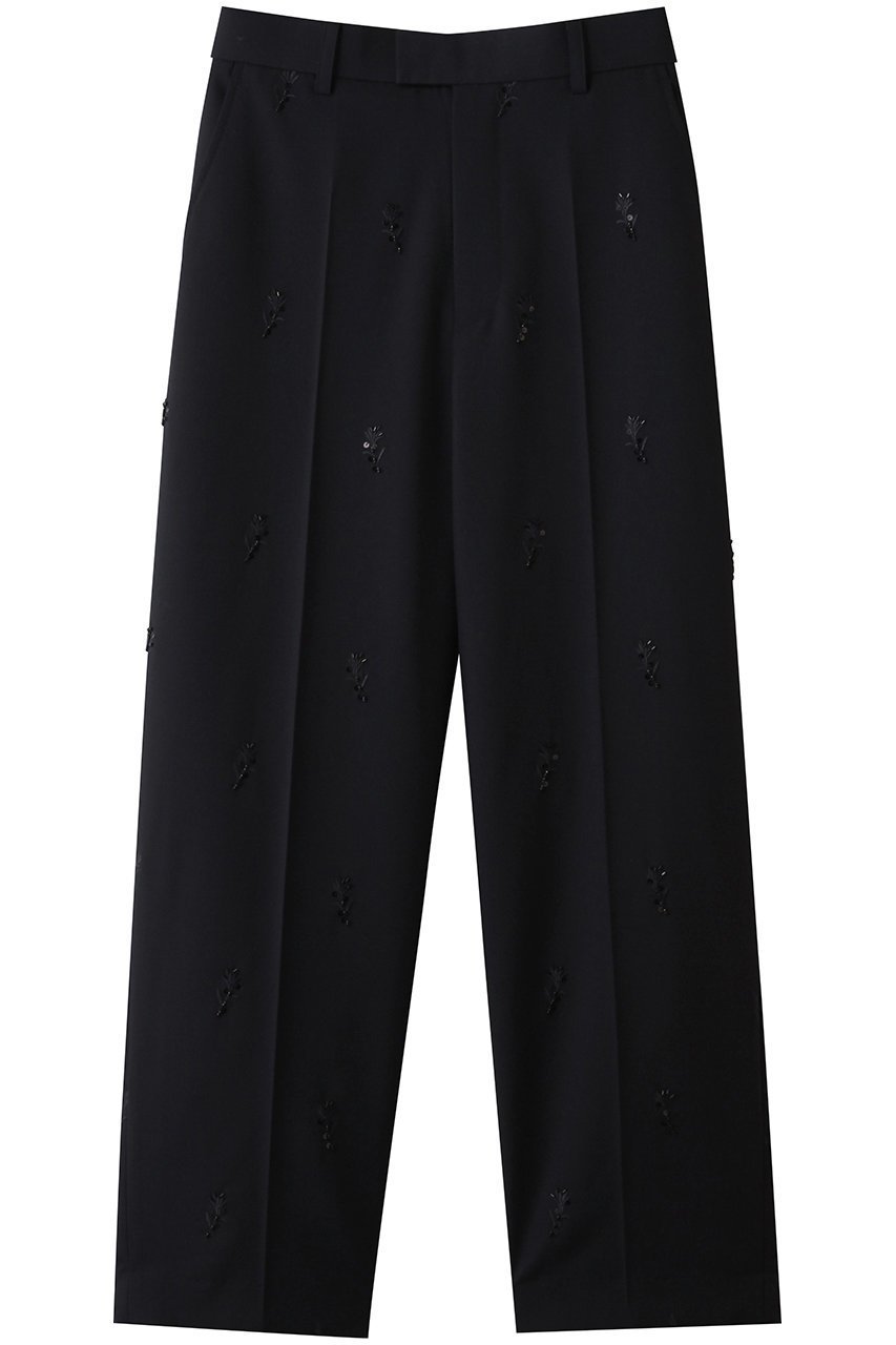 【ミュベール/MUVEIL】のビーズ刺しゅうパンツ インテリア・キッズ・メンズ・レディースファッション・服の通販 founy(ファニー) ファッション Fashion レディースファッション Fashion for Women パンツ Pants & Trousers 2026年 2026 オケージョン Occasion Wear ジャケット Jacket, Outerwear ストレート Straight, Straight Cut センター Center, Center Line ビジュー Bijou, Jewel-like Accent 夏 Summer 春 Spring S/S・春夏 SS, Spring/Summer, Warm Season ネイビー|ID: prp329100004810916 ipo3291000000034920484