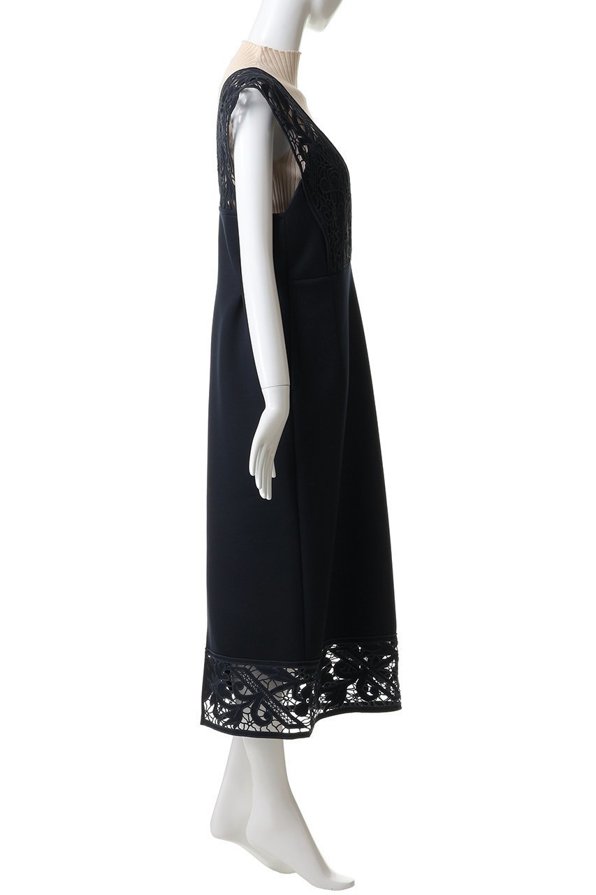 【ミュベール/MUVEIL】のレースサロペットワンピース 人気、トレンドファッション・服の通販 founy(ファニー) 　ファッション　Fashion　レディースファッション　Fashion for Women　ワンピース　Dresses　チュニック　Tunic Tops & Dresses　サロペット&オールインワン　Dungarees & Jumpsuit Styles　サロペット　Overalls, Salopette　チュニック　Tunic, Long Top　リラックス　Relax, Relaxed Fit　レース　Lace, Lace Fabric　ロング　Long, Long-Length　other-3|ID: prp329100004810917 ipo3291000000035943499