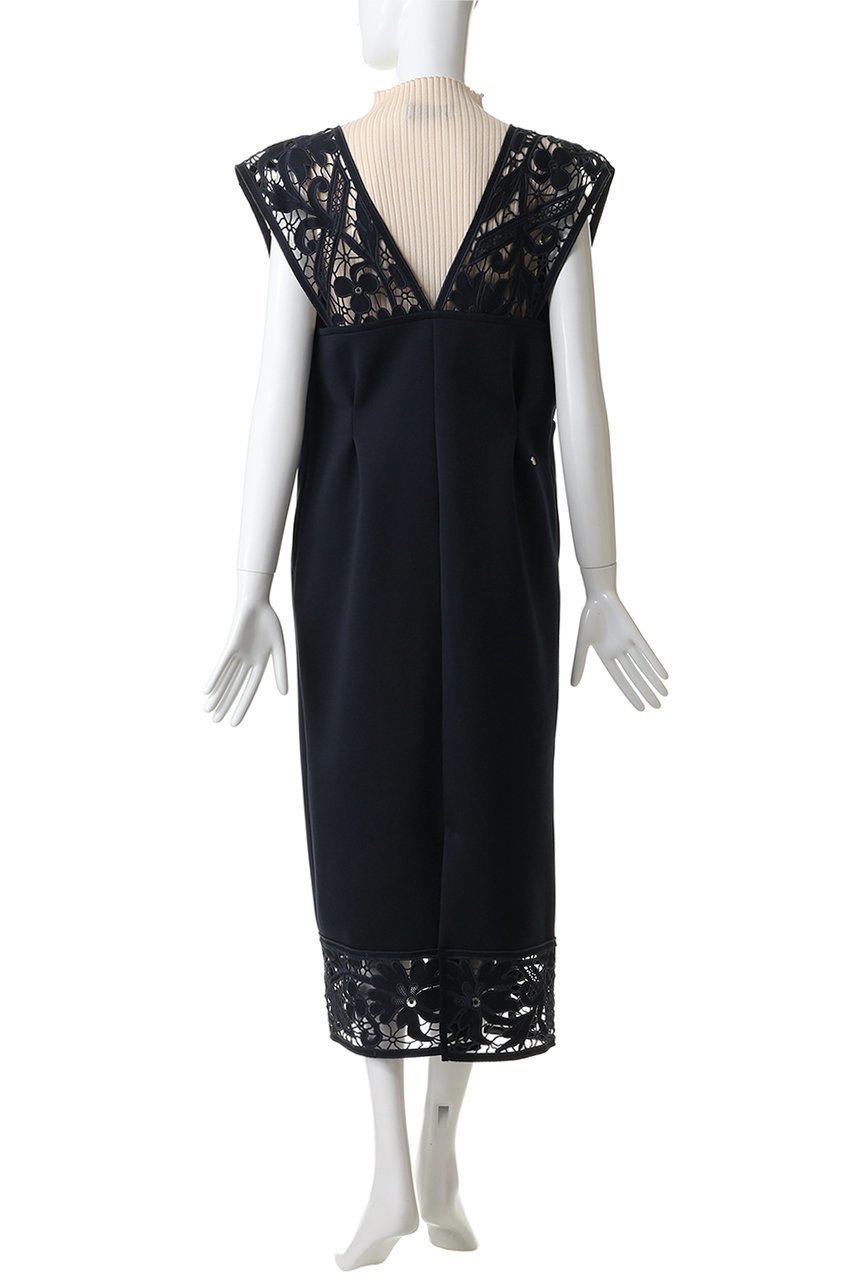 【ミュベール/MUVEIL】のレースサロペットワンピース 人気、トレンドファッション・服の通販 founy(ファニー) 　ファッション　Fashion　レディースファッション　Fashion for Women　ワンピース　Dresses　チュニック　Tunic Tops & Dresses　サロペット&オールインワン　Dungarees & Jumpsuit Styles　サロペット　Overalls, Salopette　チュニック　Tunic, Long Top　リラックス　Relax, Relaxed Fit　レース　Lace, Lace Fabric　ロング　Long, Long-Length　other-4|ID: prp329100004810917 ipo3291000000035943500