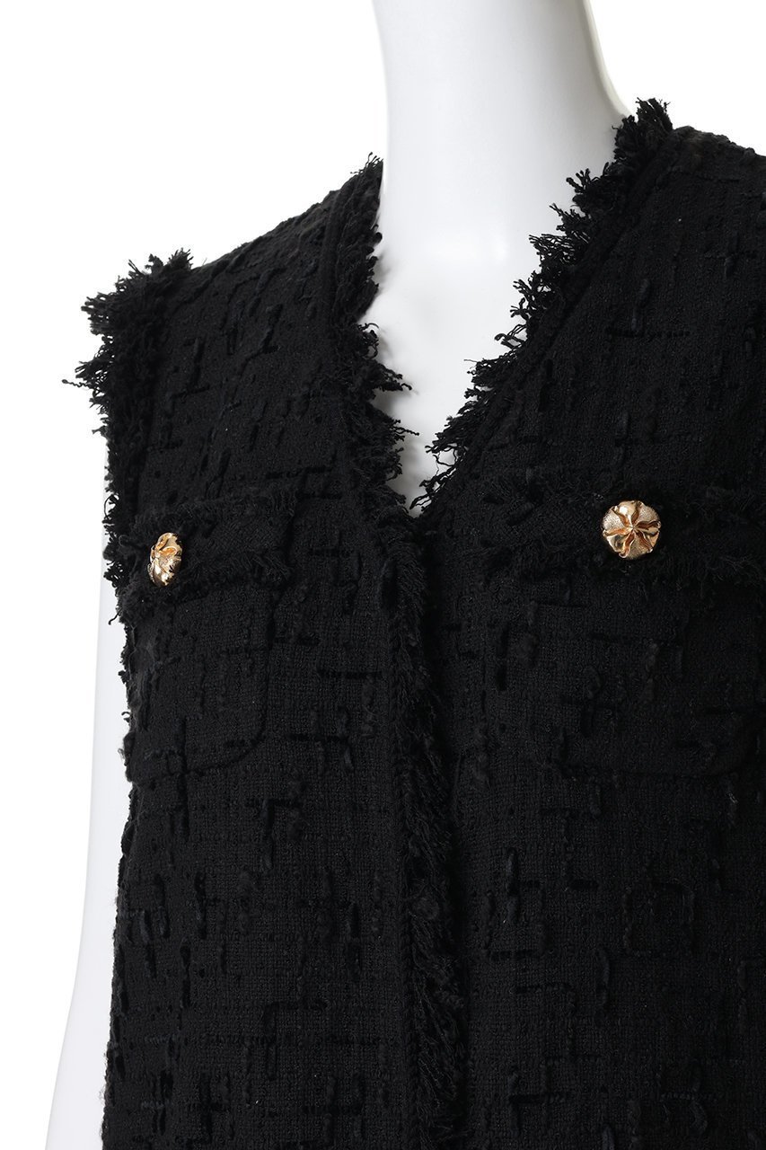 【ミュベール/MUVEIL】のツイードジレワンピース 人気、トレンドファッション・服の通販 founy(ファニー) ファッション Fashion レディースファッション Fashion for Women アウター Coat / Outerwear Collection ワンピース Dresses チュニック Tunic Tops & Dresses 2026年 2026 クラシック Classic, Timeless Style チュニック Tunic, Long Top ツイード Twill, Twill Weave フリンジ Fringe, Tassel ベスト Vest, Waistcoat ベロア Velour, Soft Velvet ロング Long, Long-Length 夏 Summer 春 Spring S/S・春夏 SS, Spring/Summer, Warm Season other-5|ID: prp329100004810919 ipo3291000000034920507