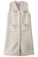 【ミュベール/MUVEIL】のツイードジレワンピース 人気、トレンドファッション・服の通販 founy(ファニー) ファッション Fashion レディースファッション Fashion for Women アウター Coat / Outerwear Collection ワンピース Dresses チュニック Tunic Tops & Dresses 2026年 2026 クラシック Classic, Timeless Style チュニック Tunic, Long Top ツイード Twill, Twill Weave フリンジ Fringe, Tassel ベスト Vest, Waistcoat ベロア Velour, Soft Velvet ロング Long, Long-Length 夏 Summer 春 Spring S/S・春夏 SS, Spring/Summer, Warm Season |ID:prp329100004810919