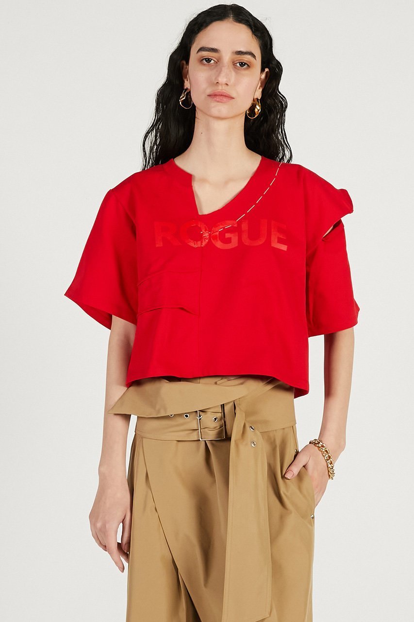 【プランク プロジェクト/PRANK PROJECT】のエラーTシャツ 人気、トレンドファッション・服の通販 founy(ファニー) 　ファッション　Fashion　レディースファッション　Fashion for Women　トップス・カットソー　Cut & Sew Tops　シャツ・ブラウス・オフィスカジュアル　Elegant Blouses & Button-Ups　ロングTシャツ・Tシャツ　Longline T-Shirts & Tees　カットソー・ベーシックTシャツ　Cut-and-Sewn Tops / Stretch Tees & Basics　2026年　2026　ショート　Short, Short Length　スリーブ　Sleeve, Long Sleeve / Short Sleeve　バランス　Balance, Style Balance　フロント　Front, Front Design　プリント　Print, Printed Pattern　夏　Summer　春　Spring　S/S・春夏　SS, Spring/Summer, Warm Season　other-3|ID: prp329100004810923 ipo3291000000034920546