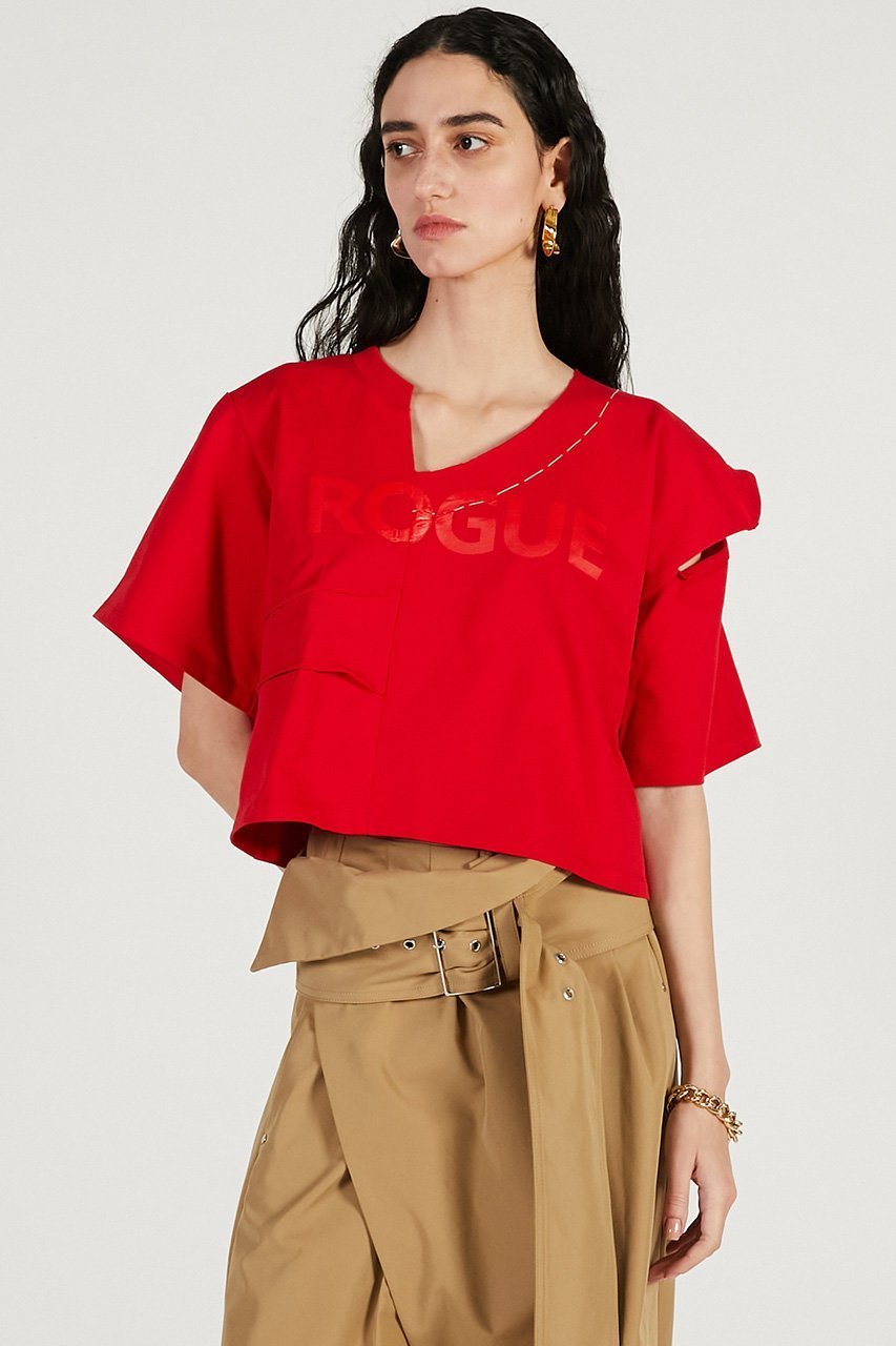 【プランク プロジェクト/PRANK PROJECT】のエラーTシャツ 人気、トレンドファッション・服の通販 founy(ファニー) 　ファッション　Fashion　レディースファッション　Fashion for Women　トップス・カットソー　Cut & Sew Tops　シャツ・ブラウス・オフィスカジュアル　Elegant Blouses & Button-Ups　ロングTシャツ・Tシャツ　Longline T-Shirts & Tees　カットソー・ベーシックTシャツ　Cut-and-Sewn Tops / Stretch Tees & Basics　2026年　2026　ショート　Short, Short Length　スリーブ　Sleeve, Long Sleeve / Short Sleeve　バランス　Balance, Style Balance　フロント　Front, Front Design　プリント　Print, Printed Pattern　夏　Summer　春　Spring　S/S・春夏　SS, Spring/Summer, Warm Season　other-4|ID: prp329100004810923 ipo3291000000034920548