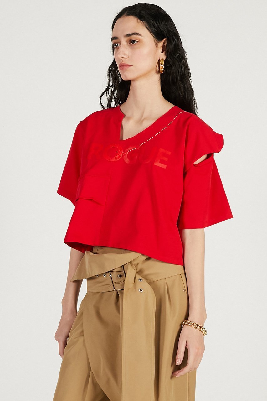 【プランク プロジェクト/PRANK PROJECT】のエラーTシャツ 人気、トレンドファッション・服の通販 founy(ファニー) 　ファッション　Fashion　レディースファッション　Fashion for Women　トップス・カットソー　Cut & Sew Tops　シャツ・ブラウス・オフィスカジュアル　Elegant Blouses & Button-Ups　ロングTシャツ・Tシャツ　Longline T-Shirts & Tees　カットソー・ベーシックTシャツ　Cut-and-Sewn Tops / Stretch Tees & Basics　2026年　2026　ショート　Short, Short Length　スリーブ　Sleeve, Long Sleeve / Short Sleeve　バランス　Balance, Style Balance　フロント　Front, Front Design　プリント　Print, Printed Pattern　夏　Summer　春　Spring　S/S・春夏　SS, Spring/Summer, Warm Season　other-5|ID: prp329100004810923 ipo3291000000034920550