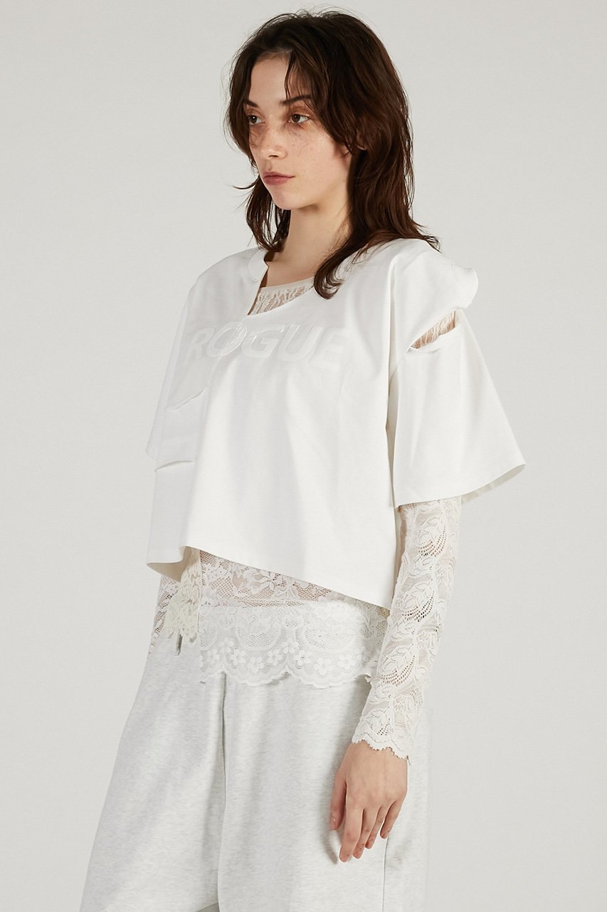 【プランク プロジェクト/PRANK PROJECT】のエラーTシャツ 人気、トレンドファッション・服の通販 founy(ファニー) 　ファッション　Fashion　レディースファッション　Fashion for Women　トップス・カットソー　Cut & Sew Tops　シャツ・ブラウス・オフィスカジュアル　Elegant Blouses & Button-Ups　ロングTシャツ・Tシャツ　Longline T-Shirts & Tees　カットソー・ベーシックTシャツ　Cut-and-Sewn Tops / Stretch Tees & Basics　2026年　2026　ショート　Short, Short Length　スリーブ　Sleeve, Long Sleeve / Short Sleeve　バランス　Balance, Style Balance　フロント　Front, Front Design　プリント　Print, Printed Pattern　夏　Summer　春　Spring　S/S・春夏　SS, Spring/Summer, Warm Season　other-4|ID: prp329100004810923 ipo3291000000035483258