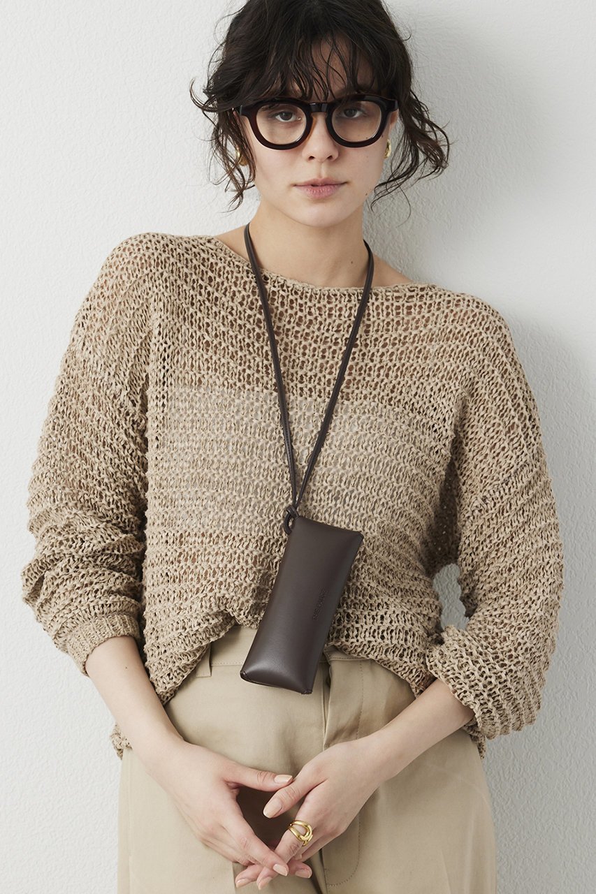 【ウィムガゼット/Whim Gazette】のスエードライクローゲージニット インテリア・キッズ・メンズ・レディースファッション・服の通販 founy(ファニー) 　ファッション　Fashion　レディースファッション　Fashion for Women　トップス・カットソー　Cut & Sew Tops　ニット　Knit Tops & Sweaters　カジュアルプルオーバー・ニットトップス　Pullovers & Knit Tops / Casual Pullovers　2026年　2026　おすすめ　Recommended / Our Picks　なめらか　Smooth, Silky Texture　インナー　Innerwear　キャミソール　Camisole, Spaghetti Strap Top　ショルダー　Shoulder, Shoulder Strap　タンク　Tank Top, Sleeveless Top　ドロップ　Drop Shoulder, Dropped Style　ベルベット　Velvet, Velvety　リラックス　Relax, Relaxed Fit　ロング　Long, Long-Length　エレガント 上品　Elegant　夏　Summer　春　Spring　S/S・春夏　SS, Spring/Summer, Warm Season　ベージュ|ID: prp329100004810928 ipo3291000000035540003