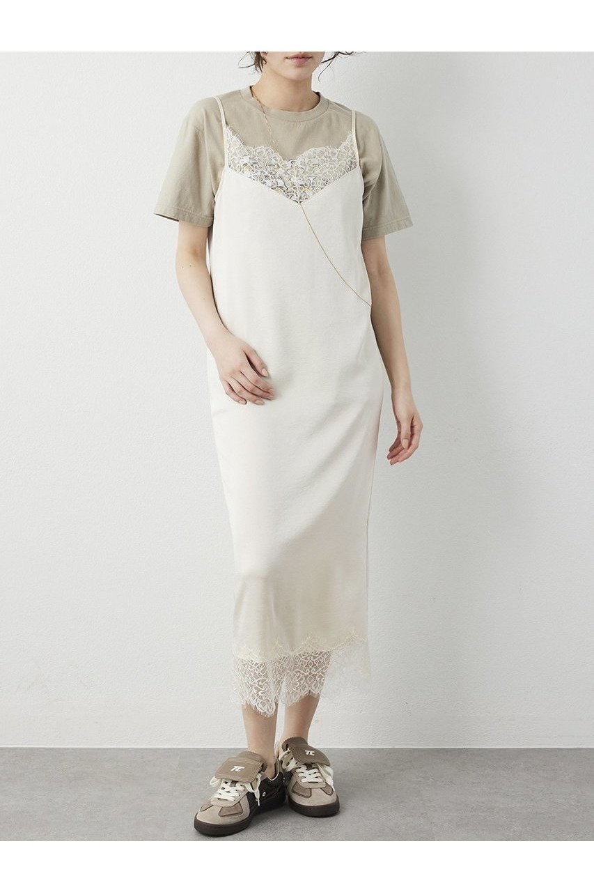 【ウィムガゼット/Whim Gazette】のレースロングキャミ インテリア・キッズ・メンズ・レディースファッション・服の通販 founy(ファニー) ファッション Fashion レディースファッション Fashion for Women ワンピース Dresses チュニック Tunic Tops & Dresses 2026年 2026 おすすめ Recommended / Our Picks エレガント 上品 Elegant キャミワンピース Cami Dress, Slip Dress サテン Satin, Glossy Fabric ジャケット Jacket, Outerwear ストレッチ Stretch, Stretchy Fabric スリット Slit, Slit Detail チュニック Tunic, Long Top ランジェリー Lingerie, Intimate Wear レース Lace, Lace Fabric 夏 Summer 春 Spring S/S・春夏 SS, Spring/Summer, Warm Season エクリュ|ID: prp329100004810929 ipo3291000000034920621