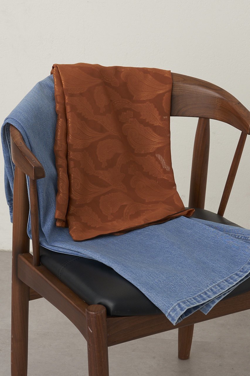 【ガリャルダガランテ/GALLARDAGALANTE】のシフォンジャガードスカーフ インテリア・キッズ・メンズ・レディースファッション・服の通販 founy(ファニー) 　ファッション　Fashion　レディースファッション　Fashion for Women　ストール　Soft & Warm Scarves　マフラー・スヌード / 冬小物の定番　Scarves & Mufflers　おすすめ　Recommended / Our Picks　オレンジ　Orange　クラシカル　Classical, Vintage-Inspired　クラシック　Classic, Timeless Style　シンプル　Simple, Minimal　スカーフ　Scarf, Neckwear　ストール　Stole, Wrap　ビスチェ　Bustier, Corset Top　マフラー　Scarf, Muffler　エレガント 上品　Elegant　再入荷　Restock / Back in Stock　オレンジ|ID: prp329100004810947 ipo3291000000035540089