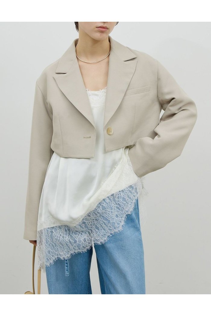 【ガリャルダガランテ/GALLARDAGALANTE】のクロップドジャケット インテリア・キッズ・メンズ・レディースファッション・服の通販 founy(ファニー) https://founy.com/ ファッション Fashion レディースファッション Fashion for Women アウター Coat / Outerwear Collection レディースジャケット・軽アウター Jackets クロップド Cropped, Short Length ジャケット Jacket, Outerwear トレンド Trend, Trending Now ベーシック Basic, Essential エレガント 上品 Elegant 新作・新入荷 New Arrivals / New In |ID: prp329100004810954 ipo3291000000034920796