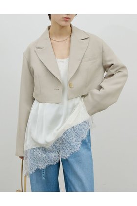 【ガリャルダガランテ/GALLARDAGALANTE】 クロップドジャケット人気、トレンドファッション・服の通販 founy(ファニー) ファッション Fashion レディースファッション Fashion for Women アウター Coat / Outerwear Collection レディースジャケット・軽アウター Jackets クロップド Cropped, Short Length ジャケット Jacket, Outerwear トレンド Trend, Trending Now ベーシック Basic, Essential エレガント 上品 Elegant 新作・新入荷 New Arrivals / New In |ID:prp329100004810954