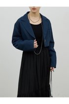 【ガリャルダガランテ/GALLARDAGALANTE】のクロップドジャケット ネイビー|ID:prp329100004810954