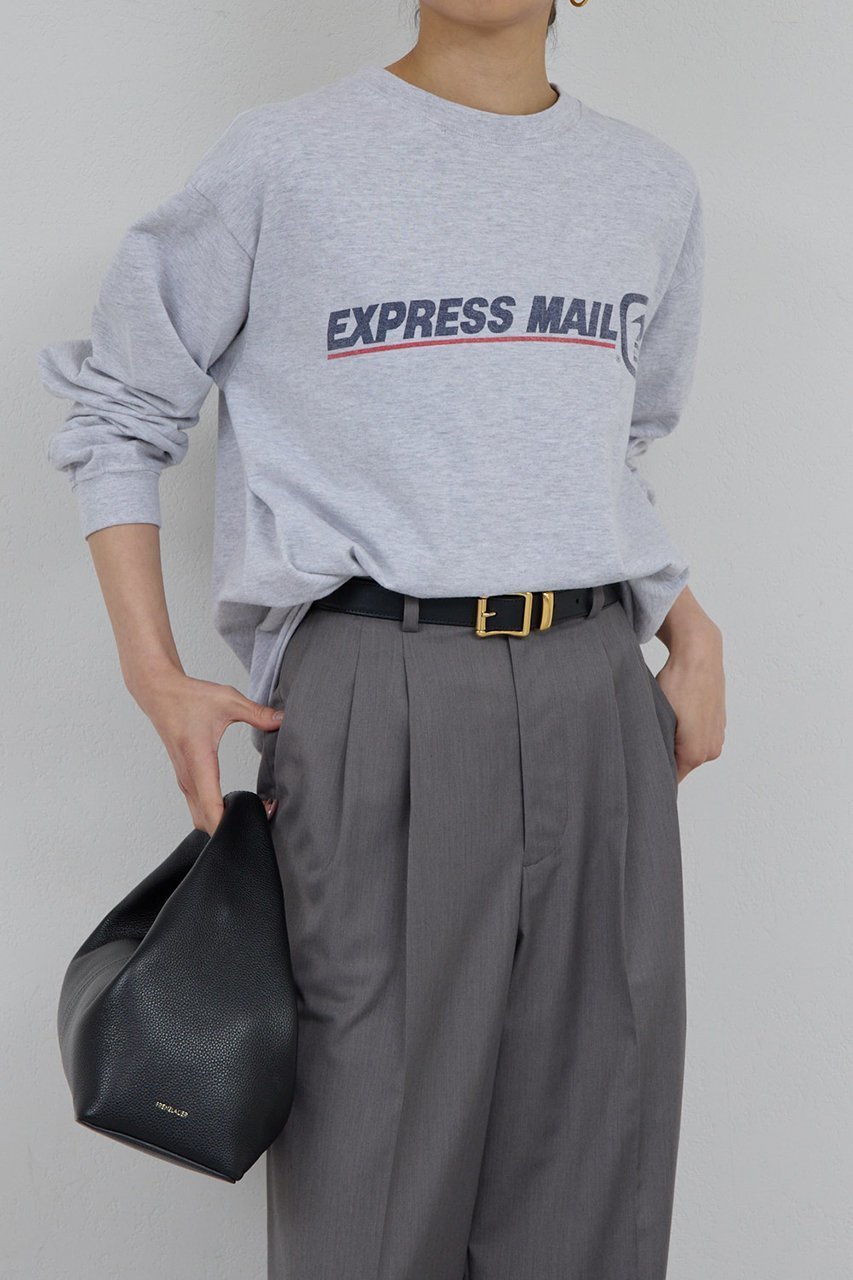 【ガリャルダガランテ/GALLARDAGALANTE】の【GOOD ROCK SPEED】USPSロングスリーブシャツ インテリア・キッズ・メンズ・レディースファッション・服の通販 founy(ファニー) 　ファッション　Fashion　レディースファッション　Fashion for Women　トップス・カットソー　Cut & Sew Tops　シャツ・ブラウス・オフィスカジュアル　Elegant Blouses & Button-Ups　ロングTシャツ・Tシャツ　Longline T-Shirts & Tees　カットソー・ベーシックTシャツ　Cut-and-Sewn Tops / Stretch Tees & Basics　カットソー　Cut and Sewn Top　スリーブ　Sleeve, Long Sleeve / Short Sleeve　リラックス　Relax, Relaxed Fit　ロング　Long, Long-Length　エレガント 上品　Elegant　ライトグレー|ID: prp329100004810956 ipo3291000000035413796