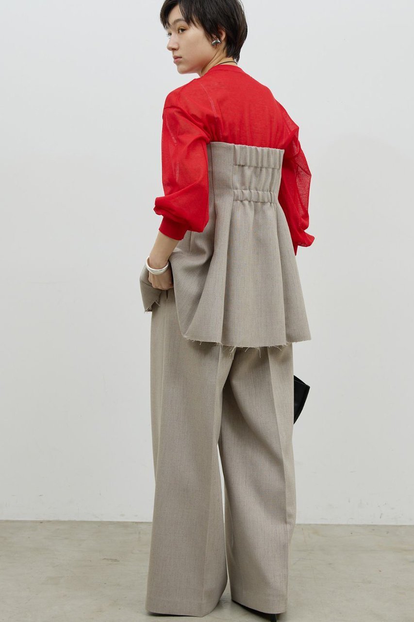 【ガリャルダガランテ/GALLARDAGALANTE】の【セットアップ対応】ダブルクロスビスチェ 人気、トレンドファッション・服の通販 founy(ファニー) ファッション Fashion レディースファッション Fashion for Women トップス・カットソー Cut & Sew Tops キャミソール&ノースリーブ Camisoles & Sleeveless Tops シャツ・ブラウス・オフィスカジュアル Elegant Blouses & Button-Ups ビスチェ Bustiers & Corset Tops / Layered Bustier Style セットアップ Set-Up, Coordinated Outfit タートル Turtleneck, Turtle Collar ノースリーブ Sleeveless, No-Sleeve ビスチェ Bustier, Corset Top ペプラム Peplum, Flared Hem other-4|ID: prp329100004810958 ipo3291000000036231015