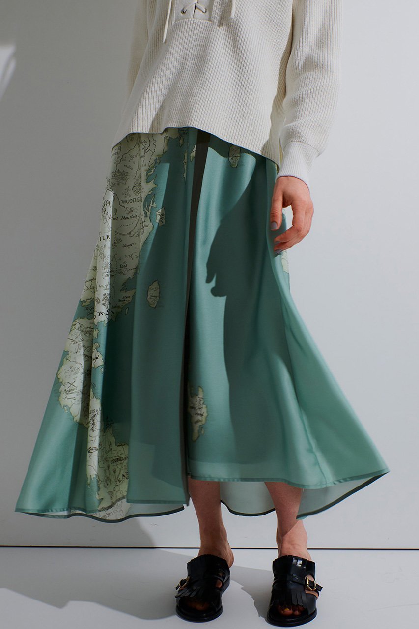 【アルアバイル/allureville】のマッププリントフレアラップスカート 人気、トレンドファッション・服の通販 founy(ファニー) ファッション Fashion レディースファッション Fashion for Women スカート Skirts ロングスカート Long Skirts / Maxi & Midi Skirts 2026年 2026 アシンメトリー Asymmetrical Style イタリア Italy ドレープ Drape, Draping Fabric フレア Flare, Flared プリント Print, Printed Pattern ラップ Wrap, Wrap Design ロング Long, Long-Length エレガント 上品 Elegant 夏 Summer 春 Spring S/S・春夏 SS, Spring/Summer, Warm Season other-8|ID: prp329100004810961 ipo3291000000034920879