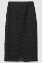 【アルアバイル/allureville】のクロッシェ風レーススカート ブラック|ID: prp329100004810963 ipo3291000000034920883