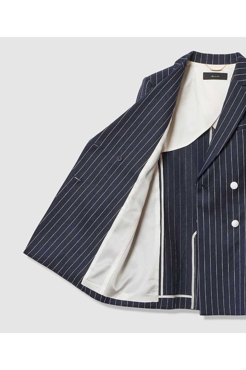 【アルアバイル/allureville】のリネンストライプダブルジャケット 人気、トレンドファッション・服の通販 founy(ファニー) ファッション Fashion レディースファッション Fashion for Women アウター Coat / Outerwear Collection レディースジャケット・軽アウター Jackets ジャケット Jacket, Outerwear スペシャル Special, Limited Edition other-5|ID: prp329100004810966 ipo3291000000036159886