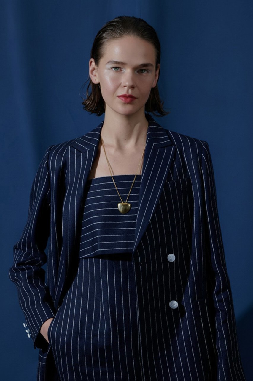 【アルアバイル/allureville】のリネンストライプダブルジャケット 人気、トレンドファッション・服の通販 founy(ファニー) ファッション Fashion レディースファッション Fashion for Women アウター Coat / Outerwear Collection レディースジャケット・軽アウター Jackets ジャケット Jacket, Outerwear スペシャル Special, Limited Edition other-6|ID: prp329100004810966 ipo3291000000036159888