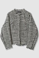 【アルアバイル/allureville】のハウンドトゥースブロッキングジャケット 人気、トレンドファッション・服の通販 founy(ファニー) ファッション Fashion レディースファッション Fashion for Women アウター Coat / Outerwear Collection レディースジャケット・軽アウター Jackets 2026年 2026 クラシック Classic, Timeless Style ジャケット Jacket, Outerwear ツイード Twill, Twill Weave ハウンドトゥース Houndstooth, Dogtooth Check モダン Modern, Contemporary 夏 Summer 春 Spring S/S・春夏 SS, Spring/Summer, Warm Season |ID:prp329100004810968