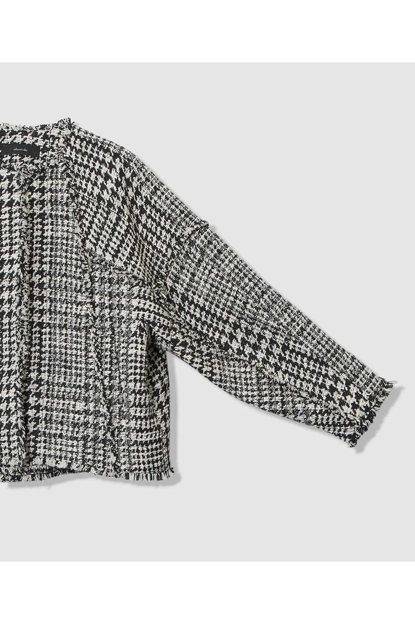 【アルアバイル/allureville】のハウンドトゥースブロッキングジャケット 人気、トレンドファッション・服の通販 founy(ファニー) ファッション Fashion レディースファッション Fashion for Women アウター Coat / Outerwear Collection レディースジャケット・軽アウター Jackets 2026年 2026 クラシック Classic, Timeless Style ジャケット Jacket, Outerwear ツイード Twill, Twill Weave ハウンドトゥース Houndstooth, Dogtooth Check モダン Modern, Contemporary 夏 Summer 春 Spring S/S・春夏 SS, Spring/Summer, Warm Season other-5|ID: prp329100004810968 ipo3291000000034920921