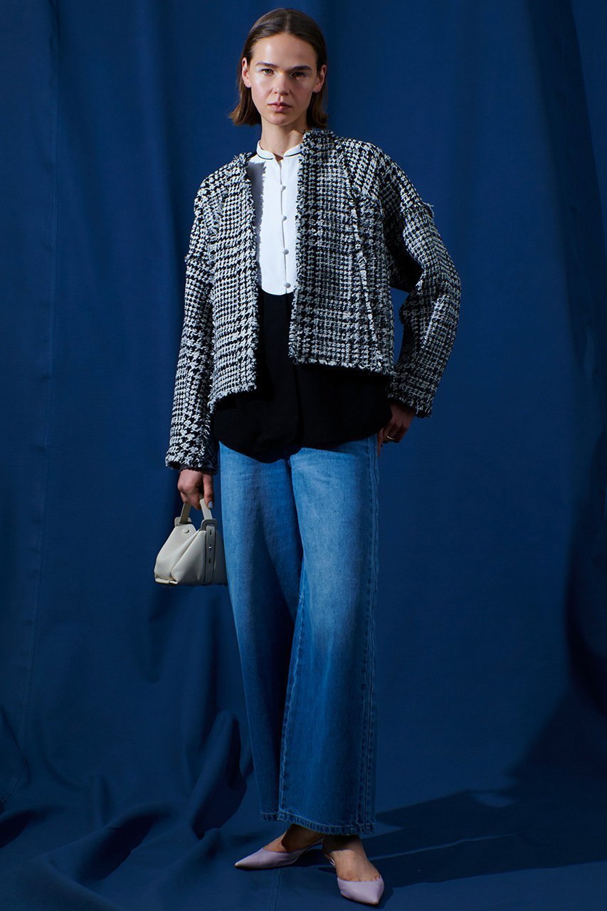 【アルアバイル/allureville】のハウンドトゥースブロッキングジャケット 人気、トレンドファッション・服の通販 founy(ファニー) ファッション Fashion レディースファッション Fashion for Women アウター Coat / Outerwear Collection レディースジャケット・軽アウター Jackets 2026年 2026 クラシック Classic, Timeless Style ジャケット Jacket, Outerwear ツイード Twill, Twill Weave ハウンドトゥース Houndstooth, Dogtooth Check モダン Modern, Contemporary 夏 Summer 春 Spring S/S・春夏 SS, Spring/Summer, Warm Season other-8|ID: prp329100004810968 ipo3291000000034920924