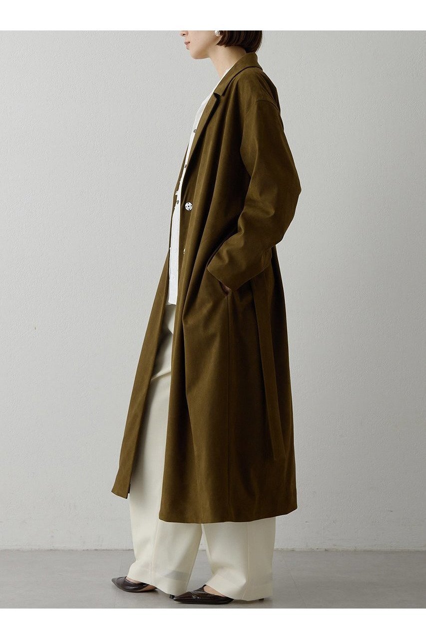 【ウィムガゼット/Whim Gazette】のスエードライクコート 人気、トレンドファッション・服の通販 founy(ファニー) ファッション Fashion レディースファッション Fashion for Women アウター Coat / Outerwear Collection コート・ロングコート・ピーコート Long Coats, Peacoats & More 2026年 2026 シンプル Simple, Minimal ロング Long, Long-Length エレガント 上品 Elegant 夏 Summer 春 Spring S/S・春夏 SS, Spring/Summer, Warm Season 軽量 Lightweight, Ultra Light other-2|ID: prp329100004810970 ipo3291000000034920929