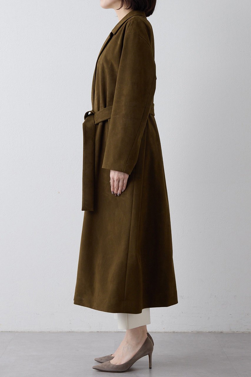 【ウィムガゼット/Whim Gazette】のスエードライクコート 人気、トレンドファッション・服の通販 founy(ファニー) ファッション Fashion レディースファッション Fashion for Women アウター Coat / Outerwear Collection コート・ロングコート・ピーコート Long Coats, Peacoats & More 2026年 2026 シンプル Simple, Minimal ロング Long, Long-Length エレガント 上品 Elegant 夏 Summer 春 Spring S/S・春夏 SS, Spring/Summer, Warm Season 軽量 Lightweight, Ultra Light other-6|ID: prp329100004810970 ipo3291000000034920936