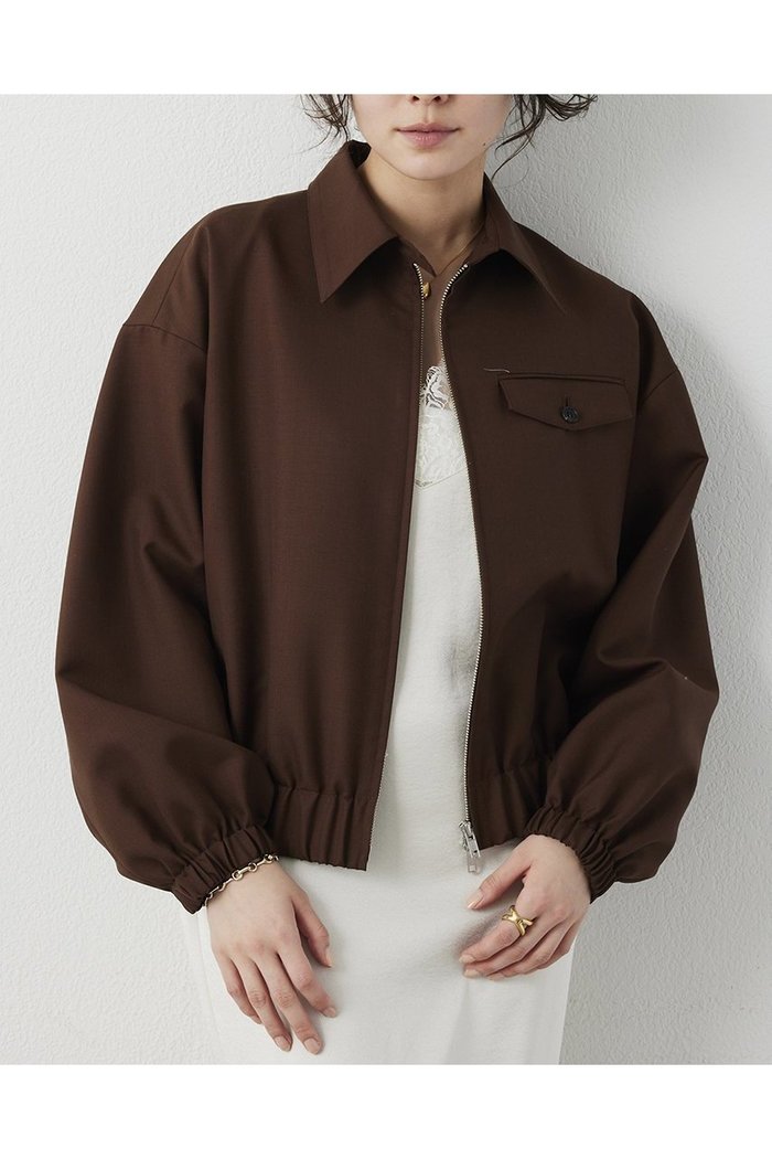 【ウィムガゼット/Whim Gazette】の平織りジップブルゾン インテリア・キッズ・メンズ・レディースファッション・服の通販 founy(ファニー) https://founy.com/ ファッション Fashion レディースファッション Fashion for Women アウター Coat / Outerwear Collection レディースジャケット・軽アウター Jackets ブルゾンジャケット・スポーティアウター Blouson Jackets 2026年 2026 おすすめ Recommended / Our Picks シンプル Simple, Minimal ジップ Zip, Zipper ジャケット Jacket, Outerwear セットアップ Set-Up, Coordinated Outfit バランス Balance, Style Balance ブルゾン Blouson, Bomber Jacket エレガント 上品 Elegant 夏 Summer 春 Spring S/S・春夏 SS, Spring/Summer, Warm Season |ID: prp329100004810972 ipo3291000000034920939