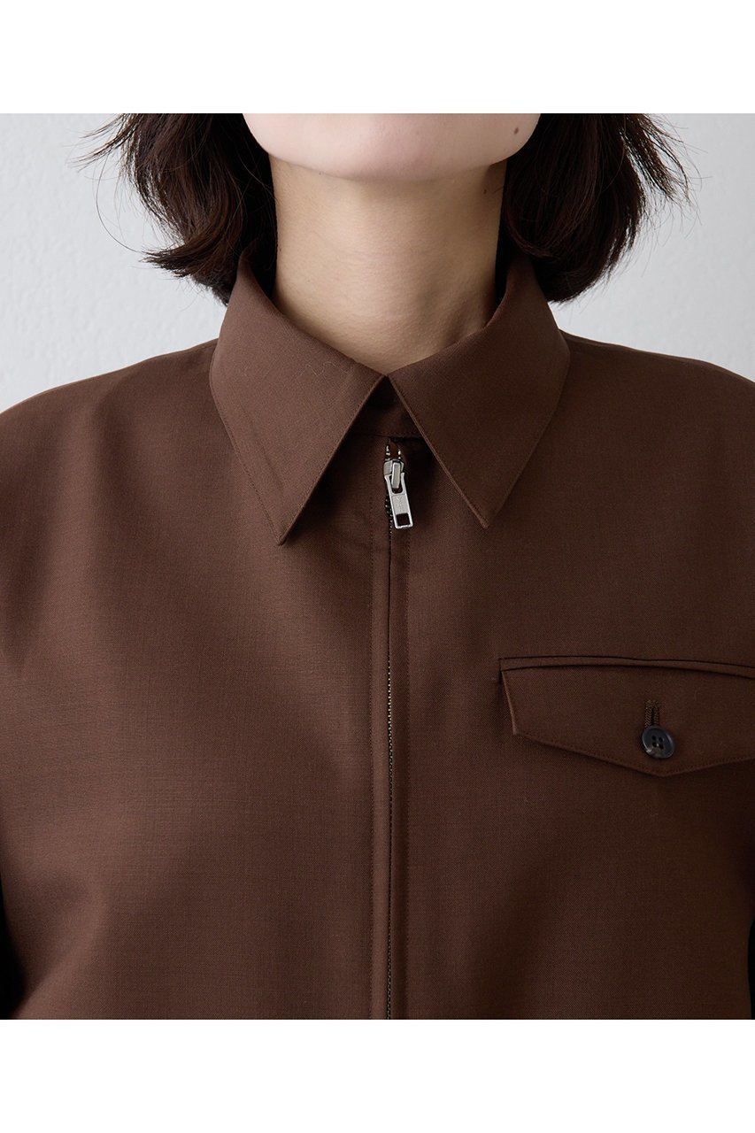 【ウィムガゼット/Whim Gazette】の平織りジップブルゾン 人気、トレンドファッション・服の通販 founy(ファニー) ファッション Fashion レディースファッション Fashion for Women アウター Coat / Outerwear Collection レディースジャケット・軽アウター Jackets ブルゾンジャケット・スポーティアウター Blouson Jackets 2026年 2026 おすすめ Recommended / Our Picks シンプル Simple, Minimal ジップ Zip, Zipper ジャケット Jacket, Outerwear セットアップ Set-Up, Coordinated Outfit バランス Balance, Style Balance ブルゾン Blouson, Bomber Jacket エレガント 上品 Elegant 夏 Summer 春 Spring S/S・春夏 SS, Spring/Summer, Warm Season other-8|ID: prp329100004810972 ipo3291000000034920952