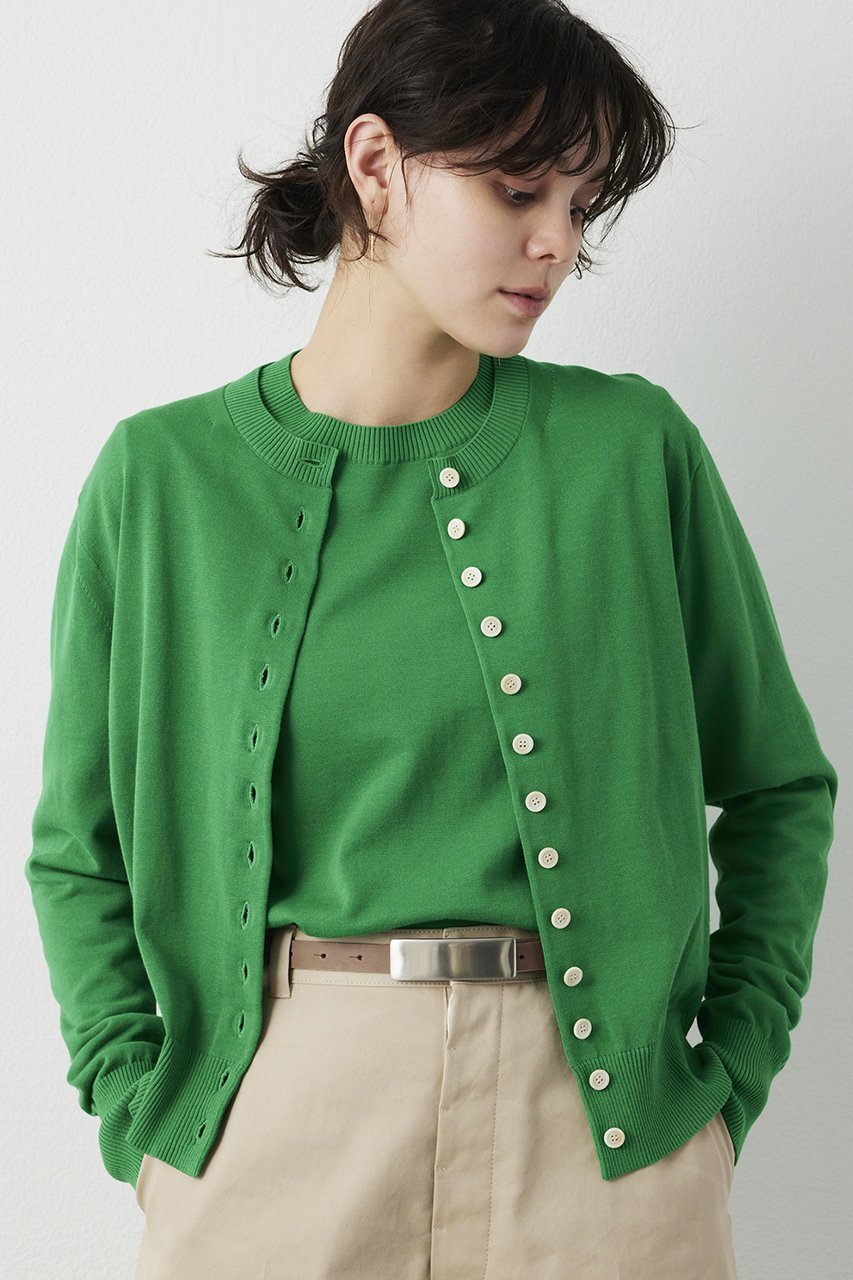 【ウィムガゼット/Whim Gazette】の16Gテンジクカーディガン インテリア・キッズ・メンズ・レディースファッション・服の通販 founy(ファニー) 　ファッション　Fashion　レディースファッション　Fashion for Women　トップス・カットソー　Cut & Sew Tops　ニット　Knit Tops & Sweaters　カーディガン・羽織り　Layered Style Cardigans　アンサンブル　Ensemble Set　インド　Indian Textile　春　Spring　カーディガン　Cardigan, Knitwear　シンプル　Simple, Minimal　定番　Standard, Basic Item　ヌーディ　Nude, Nude Tone　バランス　Balance, Style Balance　S/S・春夏　SS, Spring/Summer, Warm Season　おすすめ　Recommended / Our Picks　夏　Summer　2026年　2026　グリーン|ID: prp329100004810978 ipo3291000000035540171