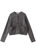 【デパリエ/DEPAREILLE】のツイードライクニットカーディガン 人気、トレンドファッション・服の通販 founy(ファニー) ファッション Fashion レディースファッション Fashion for Women トップス・カットソー Cut & Sew Tops ニット Knit Tops & Sweaters カーディガン・羽織り Layered Style Cardigans 2026年 2026 カーディガン Cardigan, Knitwear クラシカル Classical, Vintage-Inspired クラシック Classic, Timeless Style コンパクト Compact, Small Size ツイード Twill, Twill Weave トレンド Trend, Trending Now 夏 Summer 春 Spring S/S・春夏 SS, Spring/Summer, Warm Season thumbnail ブラック|ID: prp329100004810979 ipo3291000000035352995