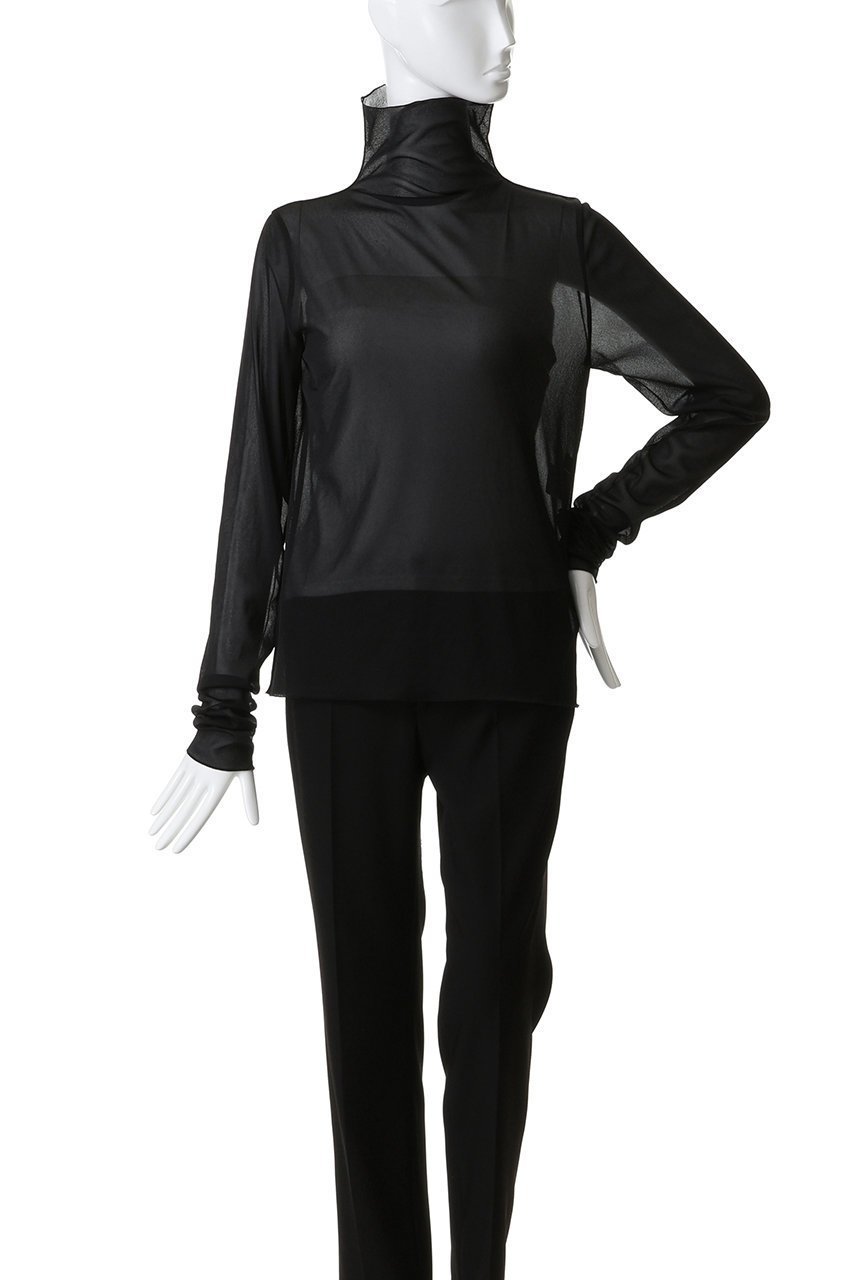 【デパリエ/DEPAREILLE】のシフォンハイネックブラウス 人気、トレンドファッション・服の通販 founy(ファニー) 　ファッション　Fashion　レディースファッション　Fashion for Women　トップス・カットソー　Cut & Sew Tops　シャツ・ブラウス・オフィスカジュアル　Elegant Blouses & Button-Ups　2026年　2026　シンプル　Simple, Minimal　スリーブ　Sleeve, Long Sleeve / Short Sleeve　ハイネック　High Neck, Mock Neck　ロング　Long, Long-Length　エレガント 上品　Elegant　夏　Summer　春　Spring　S/S・春夏　SS, Spring/Summer, Warm Season　other-2|ID: prp329100004810981 ipo3291000000034921013