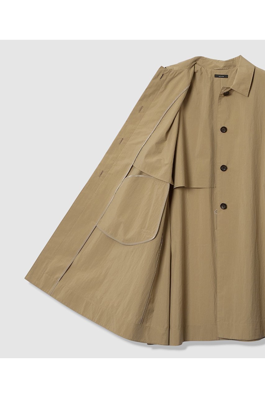 【アルアバイル/allureville】のステンカラーフレアコート 人気、トレンドファッション・服の通販 founy(ファニー) 　ファッション　Fashion　レディースファッション　Fashion for Women　アウター　Coat / Outerwear Collection　コート・ロングコート・ピーコート　Long Coats, Peacoats & More　ドレープ　Drape, Draping Fabric　ロング　Long, Long-Length　other-8|ID: prp329100004810983 ipo3291000000036192778