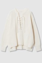 【アルアバイル/allureville】のレースアップバルキープルオーバー オフホワイト|ID: prp329100004810986 ipo3291000000035943641