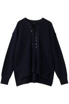 【アルアバイル/allureville】のレースアップバルキープルオーバー ネイビー|ID: prp329100004810986 ipo3291000000036058804