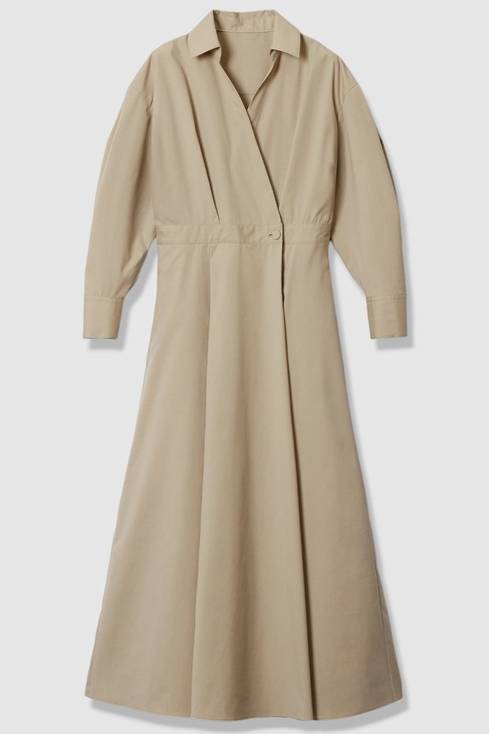 【アルアバイル/allureville】のラップライクシャツワンピース インテリア・キッズ・メンズ・レディースファッション・服の通販 founy(ファニー) https://founy.com/ ファッション Fashion レディースファッション Fashion for Women ワンピース Dresses シャツワンピース / 1枚で着映えコーデ Shirt Dresses チュニック Tunic Tops & Dresses 2026年 2026 チュニック Tunic, Long Top ドレス Dress, One-Piece フォルム Silhouette, Form ラップ Wrap, Wrap Design ロング Long, Long-Length エレガント 上品 Elegant 夏 Summer 春 Spring S/S・春夏 SS, Spring/Summer, Warm Season |ID: prp329100004810989 ipo3291000000034921063