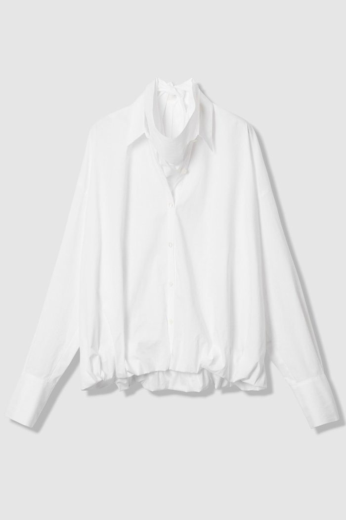 【アルアバイル/allureville】のスカーフ付バルーンシャツ インテリア・キッズ・メンズ・レディースファッション・服の通販 founy(ファニー) https://founy.com/ ファッション Fashion レディースファッション Fashion for Women トップス・カットソー Cut & Sew Tops シャツ・ブラウス・オフィスカジュアル Elegant Blouses & Button-Ups 2026年 2026 クラシカル Classical, Vintage-Inspired スカーフ Scarf, Neckwear スリーブ Sleeve, Long Sleeve / Short Sleeve バランス Balance, Style Balance バルーン Balloon, Balloon Silhouette フォルム Silhouette, Form ロング Long, Long-Length 夏 Summer 春 Spring S/S・春夏 SS, Spring/Summer, Warm Season |ID: prp329100004810995 ipo3291000000036159950